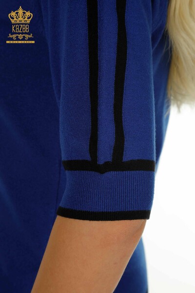 Pulover de tricotaj pentru femei cu ridicata - Model american - Saks - 30790 | KAZEE - Thumbnail