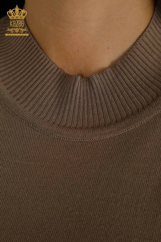Pulover de tricotaj de dama cu ridicata - Model american - nurca - 30753 | KAZEE