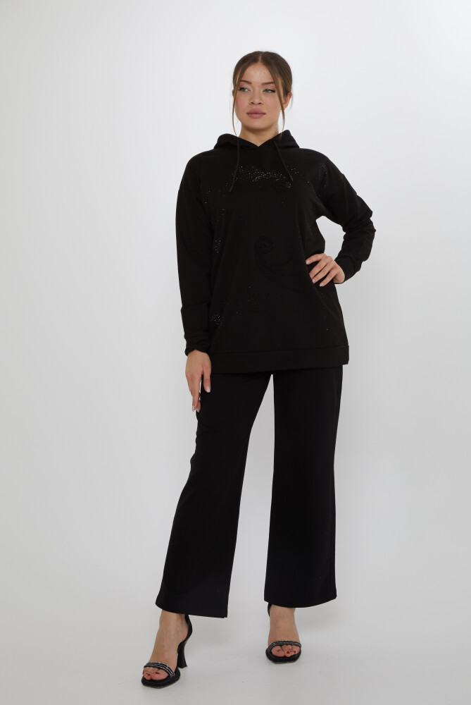 Ensemble de survêtement à capuche noir - 17896 | KAZEE (Lot de 3 M-L-XL) - 1