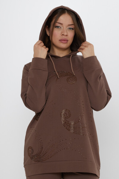 Ensemble de survêtement avec capuche Marron - 17896 | KAZEE (Lot de 3 M-L-XL) - 6