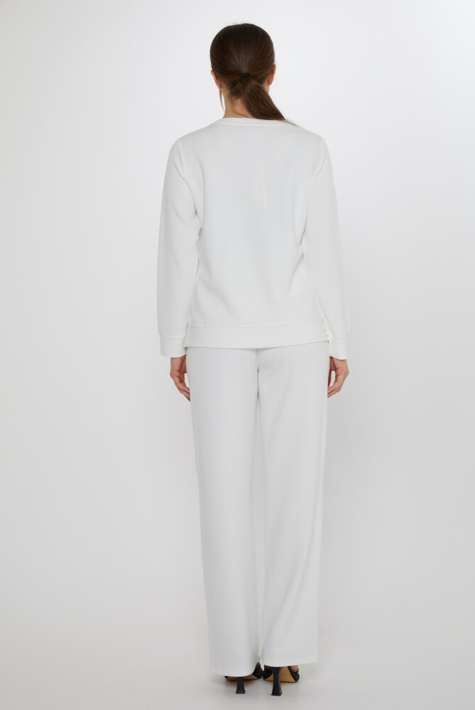 Ensemble survêtement avec poche détail écru - 17886 | KAZEE (Lot de 3 M-L-XL) - 7