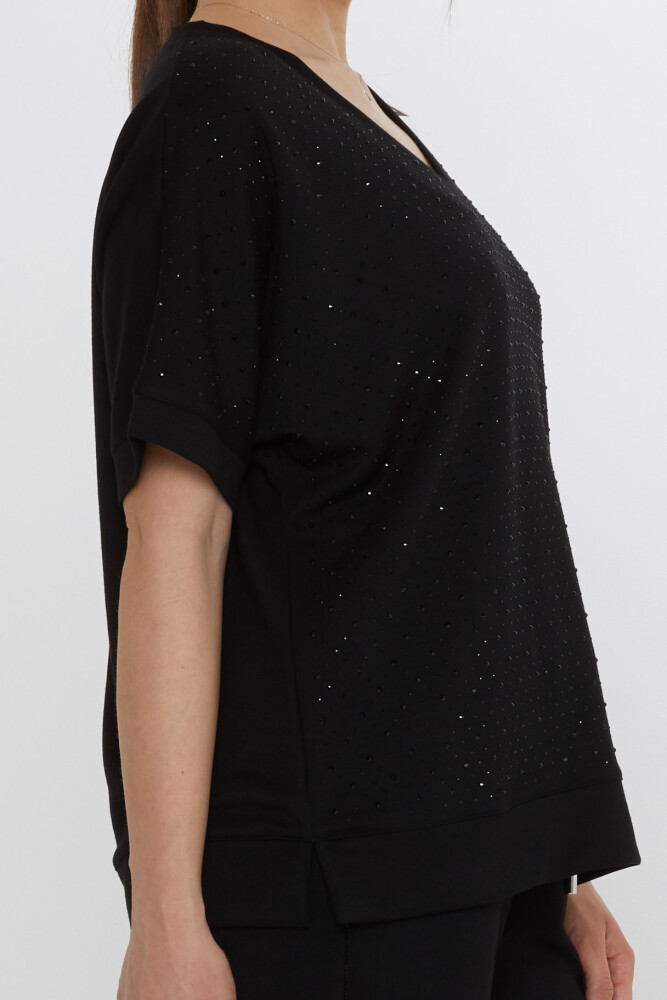 Ensemble Survêtement Stone Brodé Noir - 17867 | KAZEE (Lot de 3 L-XL-2XL) - 6