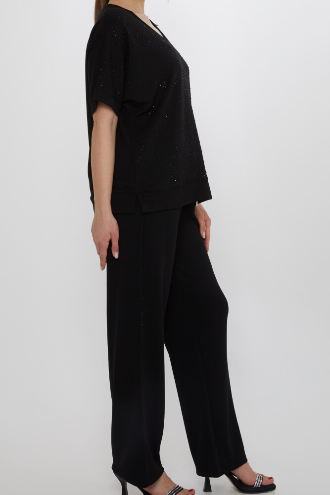 Ensemble Survêtement Stone Brodé Noir - 17867 | KAZEE (Lot de 3 L-XL-2XL) - 7