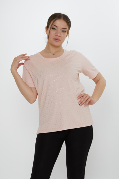 پودر بلوز آستین کوتاه - 80033 | KAZEE (ست 3 M-L-XL) - 1