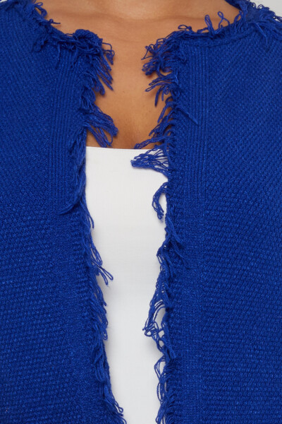 ژاکت کشباف ژاکت کش باف پشمی جیبی ساکس با جزئیات - 30362 | KAZEE (مجموعه 4 M-L-XL-2XL) - 3