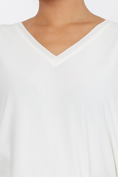 ژاکت بافتنی اکرو طرح دار سنگ دوزی - 30924 | KAZEE (مجموعه 4 M-L-XL-2XL) - 3