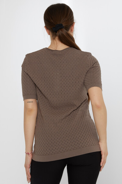 ژاکت بافتنی بروش سنجاق راسو - 31811 | KAZEE (ست 3 M-L-XL) - 6