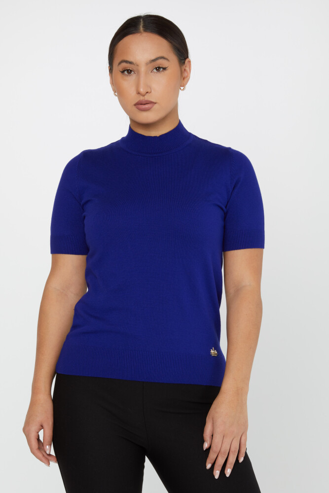 ژاکت بافتنی ساکس آستین کوتاه مدل آمریکایی - 14541 | KAZEE (مجموعه 3 S-M-L) - 1