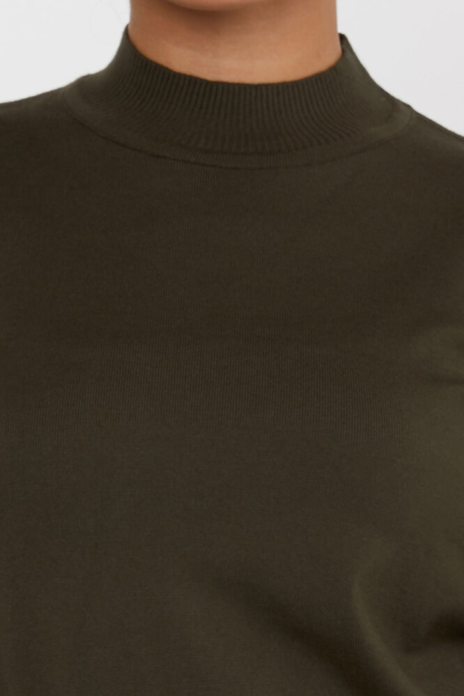 لوگوی ژاکت بافتنی با جزئیات پایه خاکی - 16663 | KAZEE (مجموعه 4 عددی L-XL-2XL-3XL) - 3