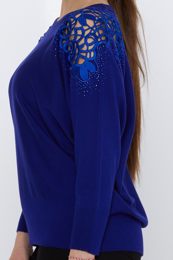 ژاکت بافتنی ساکس با برش کم - 31288 | KAZEE (ست 3 M-L-XL) - 4