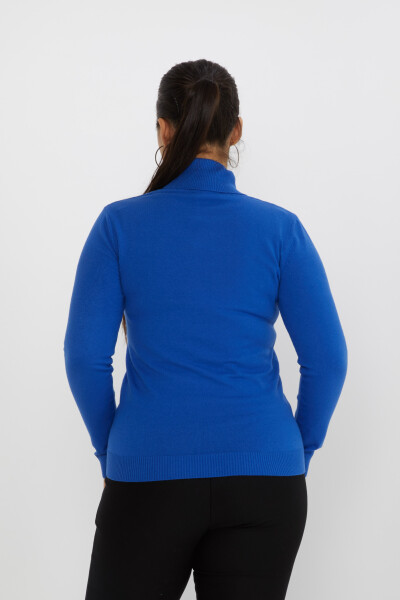 ژاکت بافتنی ساکس یقه دوزی سنگ - 31151 | KAZEE (ست 3 M-L-XL) - 4