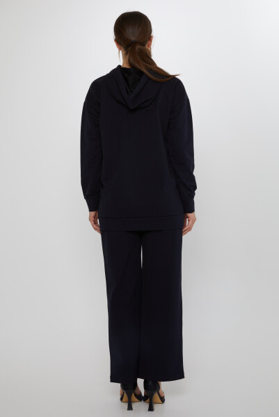 ست لباس ورزشی جیبی آبی سرمه ای - 17900 | KAZEE (ست 3 M-L-XL) - 9