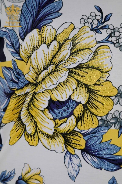 فروش عمده بلوز زنانه - چاپ دیجیتال - 12079 | KAZEE - 4