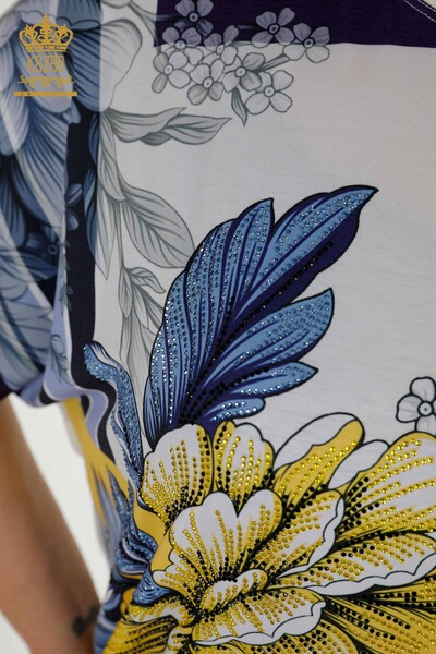 فروش عمده بلوز زنانه - چاپ دیجیتال - 12079 | KAZEE - 5