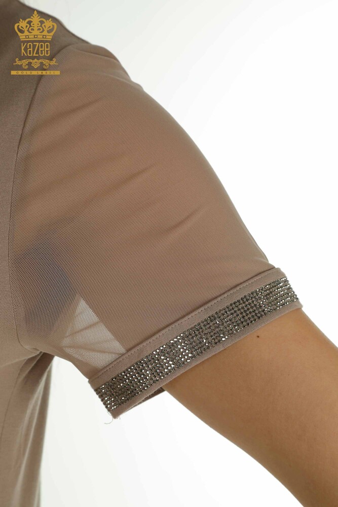 فروش عمده بلوز زنانه راسو طرح گل - 79290 | KAZEE - 5