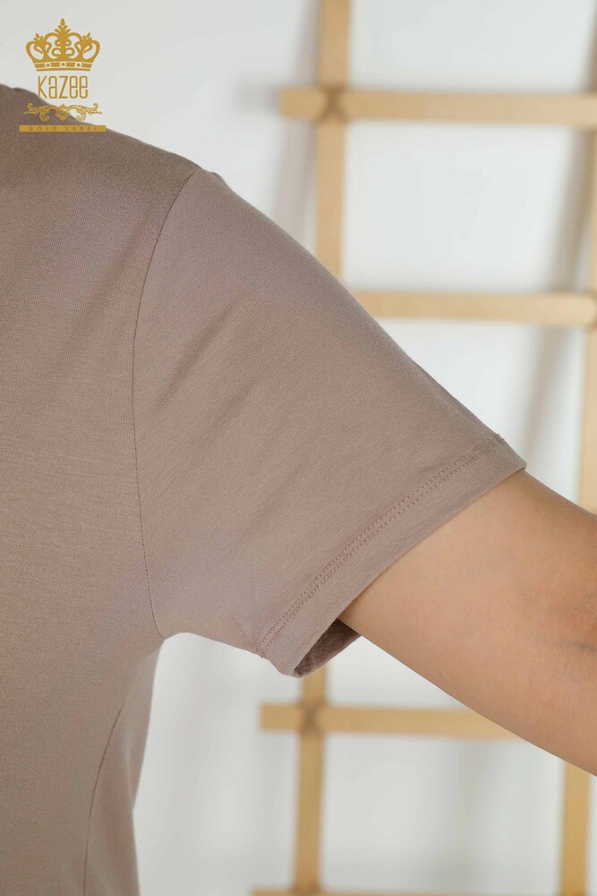 فروش عمده بلوز زنانه راسو طرح گلدار - 79369 | KAZEE - 6