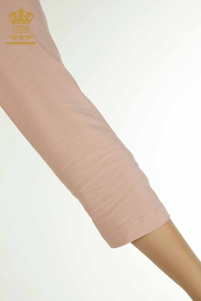 فروش عمده بلوز زنانه - سنگ دوزی - پودری - 79565 | KAZEE - 6