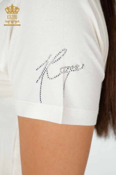 عمده فروشی بلوز زنانه با طرح ببر اکرو -78928 / کازی - 5