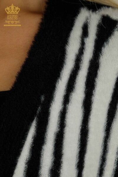 فروش عمده ژاکت کش باف پشمی زنانه - آنگورا - دو رنگ - اکرو - 30312 | KAZEE - Thumbnail