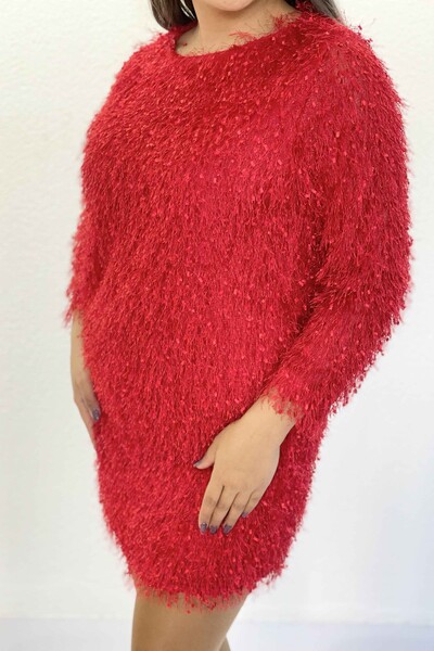 فروش عمده لباس زنانه - جزییات جیبی - مرمر - 16650 | KAZEE - Thumbnail