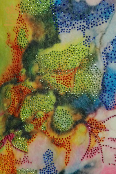 فروش عمده لباس بافتنی زنانه - آنگورا - سنگ دوزی - دیجیتال - 40011 | KAZEE - 3