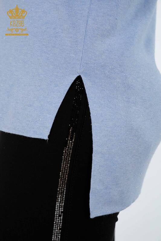 فروش عمده لباس بافتنی زنانه ویسکوز پایه آستین بلند Glitter Transition - 15129 | KAZEE