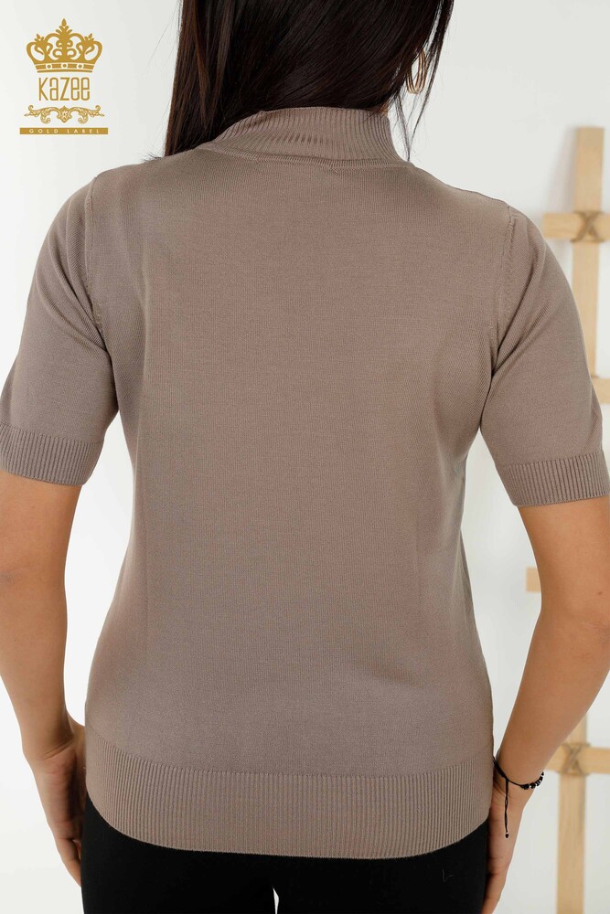 فروش عمده ژاکت بافتنی زنانه - مدل آمریکایی - راسو - 16639 | KAZEE - 6