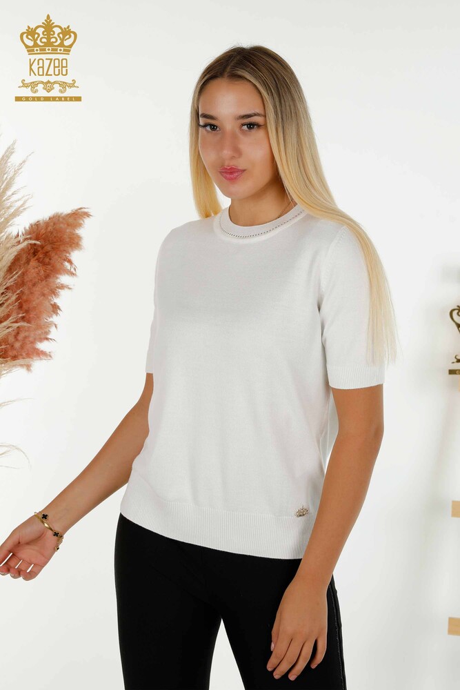 فروش عمده ژاکت بافتنی زنانه مدل آمریکایی ,اکرو - 30255 | KAZEE - 1