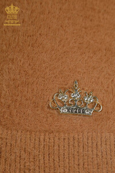 فروش عمده ژاکت بافتنی زنانه - آنگورا - پایه ای - راسو - 30610 | KAZEE - 4