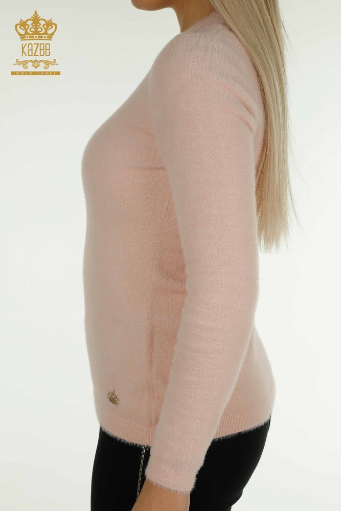 فروش عمده ژاکت بافتنی زنانه - آنگورا - پایه - پودری - 30490 | KAZEE - 5