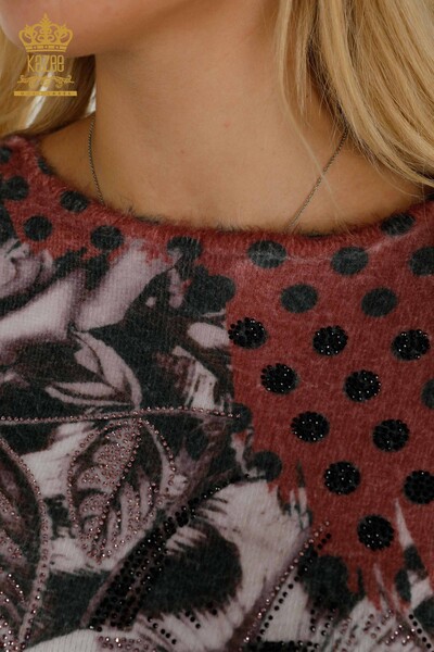 فروش عمده لباس بافتنی زنانه آنگورا - قهوه ای - 16000 | KAZEE - 4