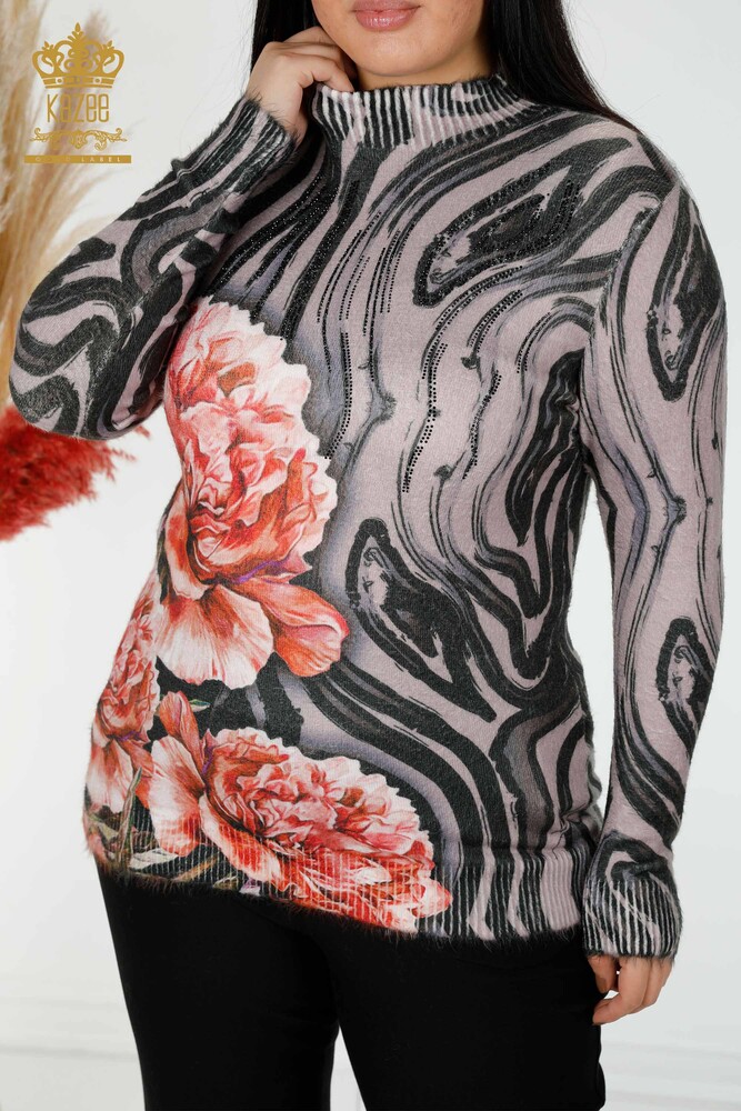 عمده فروشی لباس بافتنی زنانه انگورا سمور یا راسو - 18987 / کازی - 2