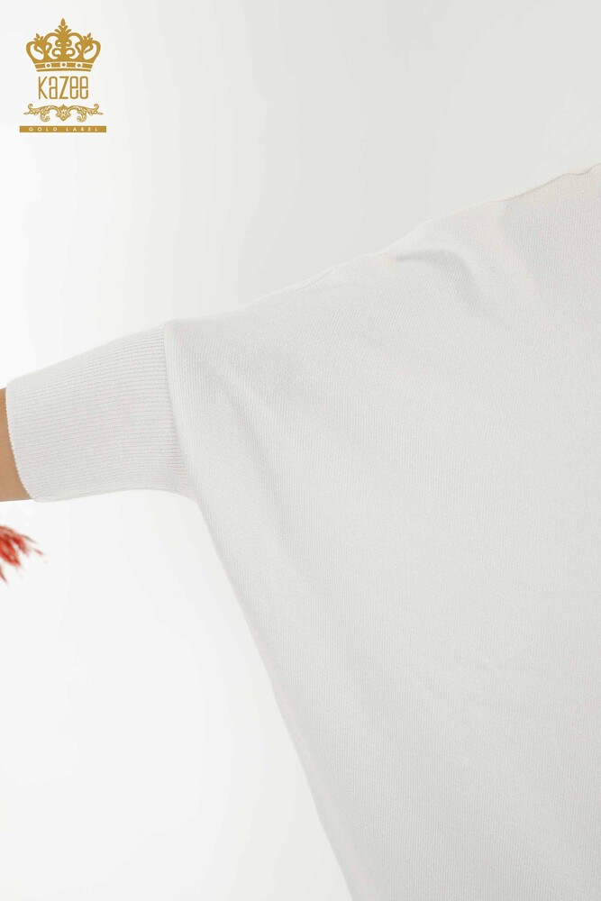 فروش عمده ژاکت بافتنی زنانه - پایه - اکرو - 30241 | KAZEE - 4