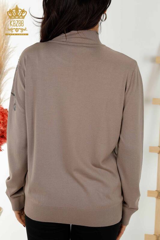 فروش عمده ژاکت بافتنی زنانه - کریستال - سنگ دوزی - راسو - 30013 | KAZEE