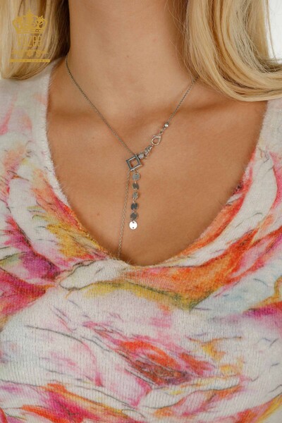 عمده فروشی ژاکت بافتنی زنانه با الگوی چاپ دیجیتال - 18425 / کازی - 5