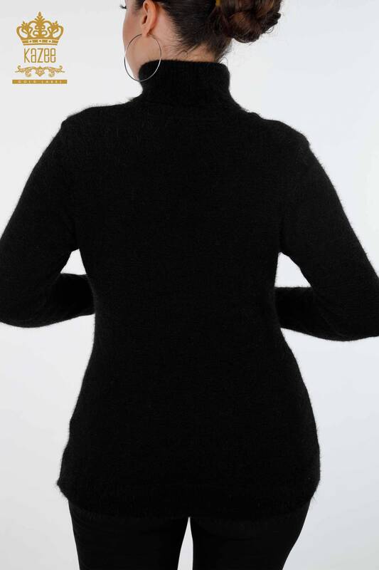 لوگوی آستین بلند ژاکت بافتنی زنانه - 18843 | KAZEE