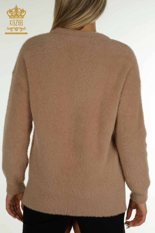 فروش عمده ژاکت بافتنی زنانه - آستین بلند - راسو - 30775 | KAZEE
