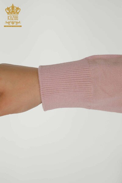 فروش عمده ژاکت بافتنی زنانه پودر طرح ببر - 30127 | KAZEE - 5