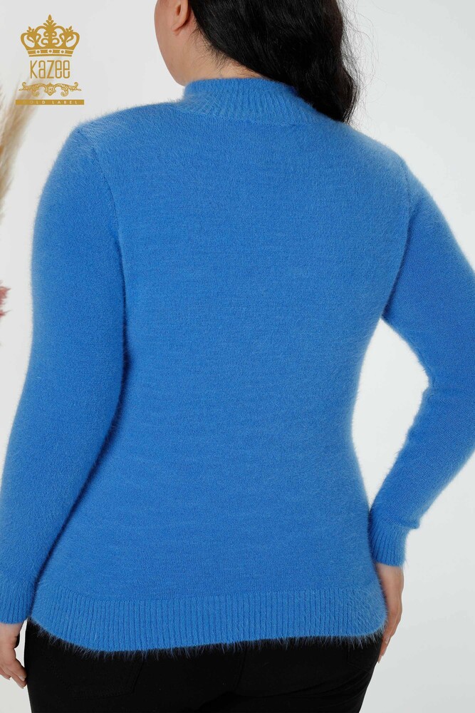 عمده فروشی ژاکت بافتنی زنانه با طرح ببر انگورا بلو - 18955 | کازی - 6