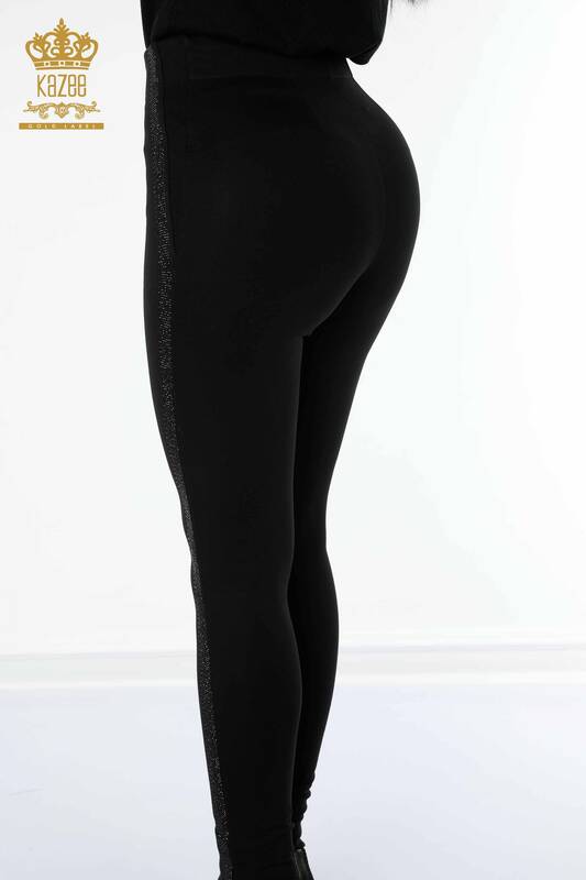 فروش عمده شلوار ساق زنانه - مشکی - 3425 | KAZEE