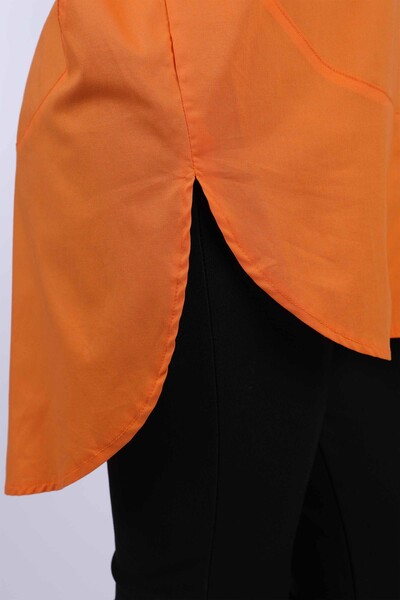 فروش عمده پیراهن زنانه - شانه - ریزه کاری گلدار - سنگ دوزی رنگی - 20024 | KAZEE - Thumbnail
