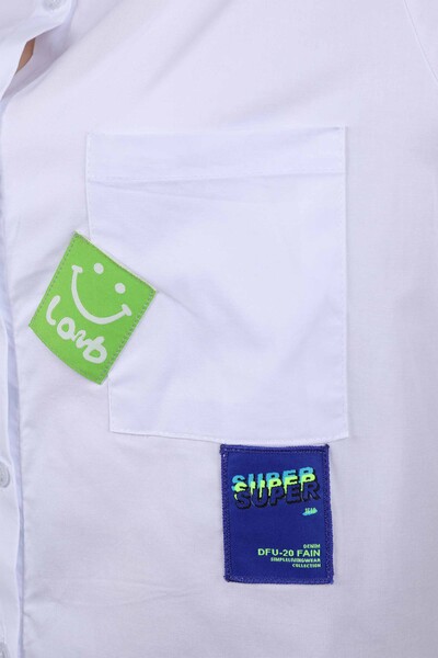 فروش عمده پیراهن زنانه - چاپ جزئیات - سنگ دوزی - 20081 | KAZEE - Thumbnail