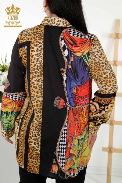فروش عمده پیراهن زنانه سنگ دوزی دیجیتال - 20357 | KAZEE - Thumbnail
