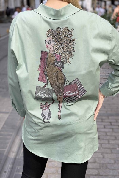 فروش عمده پیراهن زنانه - سنگ دوزی - طرح دار - 17225 | KAZEE - Thumbnail