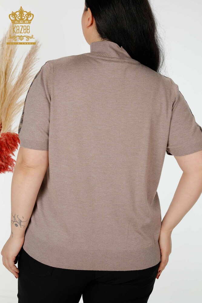 عمده فروشی ژاکت بافتنی زنانه با الگوی ببر سمور یا راسو - 16999 | کازی - 7