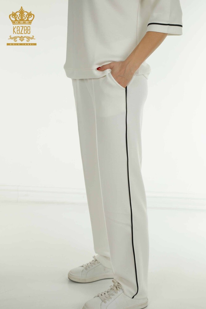 فروش عمده ست گرمکن زنانه با جیب اکرو - 17698 | KAZEE - 6