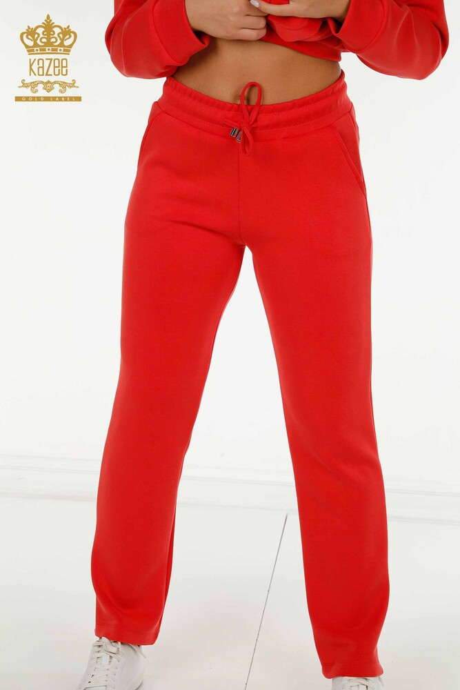 فروش عمده ست اسپرت زنانه - زیپ دار - نارنجی - 17619 | KAZEE - 7