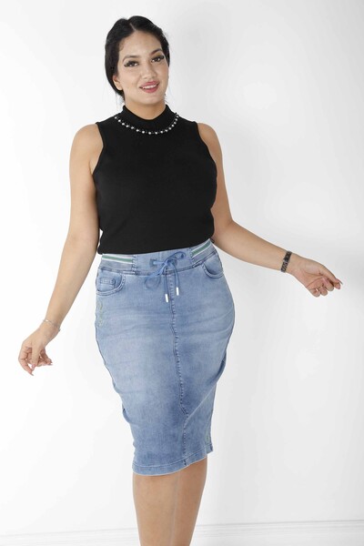 Gonna Cravatta Dettaglio Blu - 4257 | KAZEE (Set da 4 42-44-46-48) - KAZEE