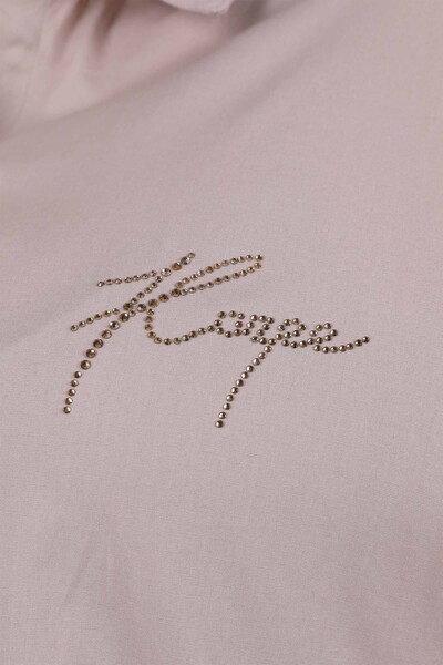 Großhandel Damenhemd - Damen Figured - Kazee Logo - 20070 | KAZEE - Thumbnail