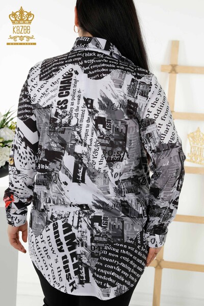 Großhandel Damenhemden - Digital bedruckt - 20356 | KAZEE - Thumbnail